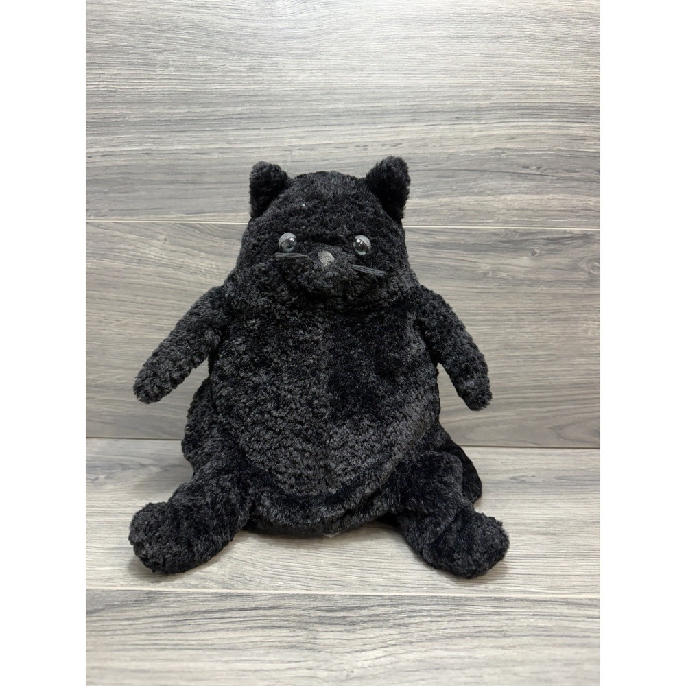 Jellycat Amore Cat Black Plush Stuffed Animal 11" Medium London Toy Adorable